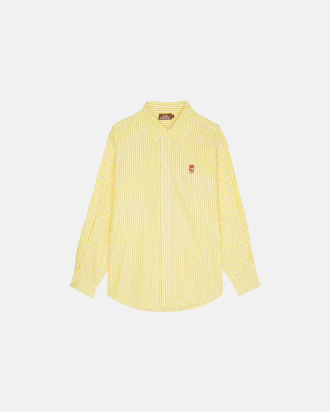 Yellow/White Striped Western Shirt