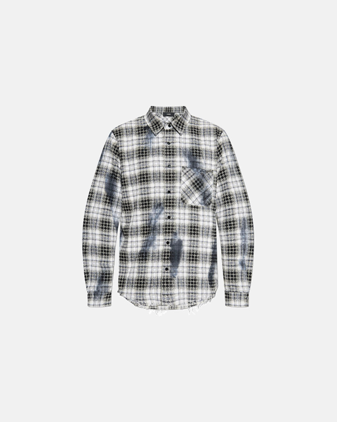 Ma Ma Quad Bleach Flannel Black