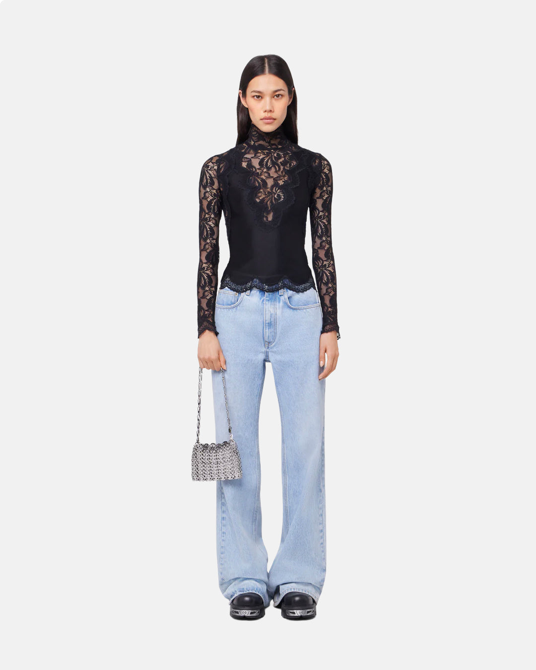 Iconic Silver Nano 1969 Bag