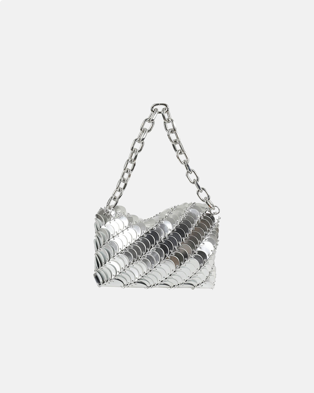Silver Paco Clutch Bag Silver