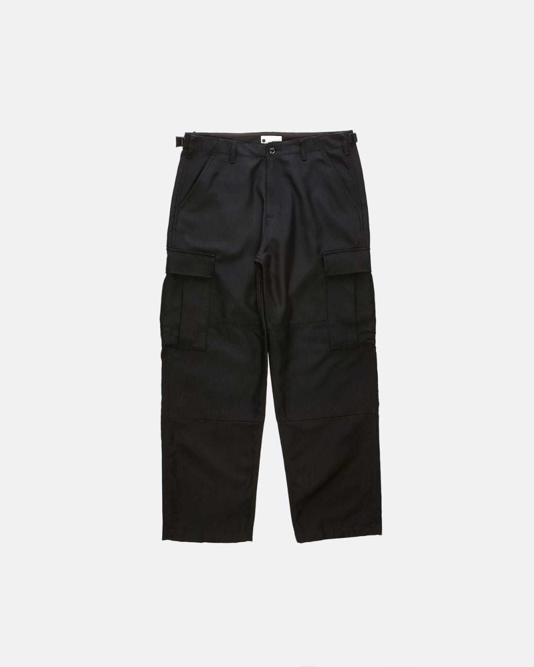 Wool Blend Cargo Pant Black