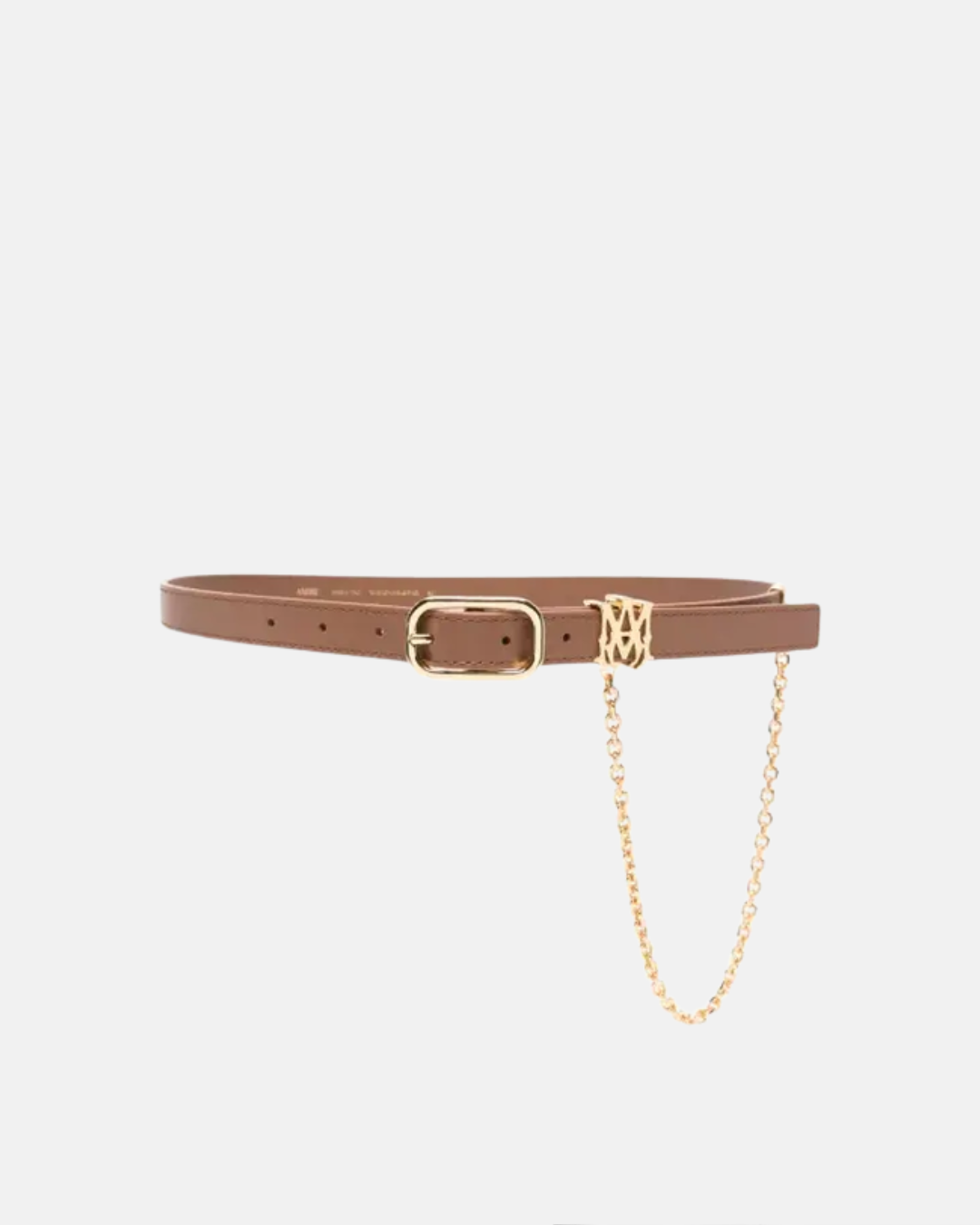 Ma 2cm Chain Belt Brown
