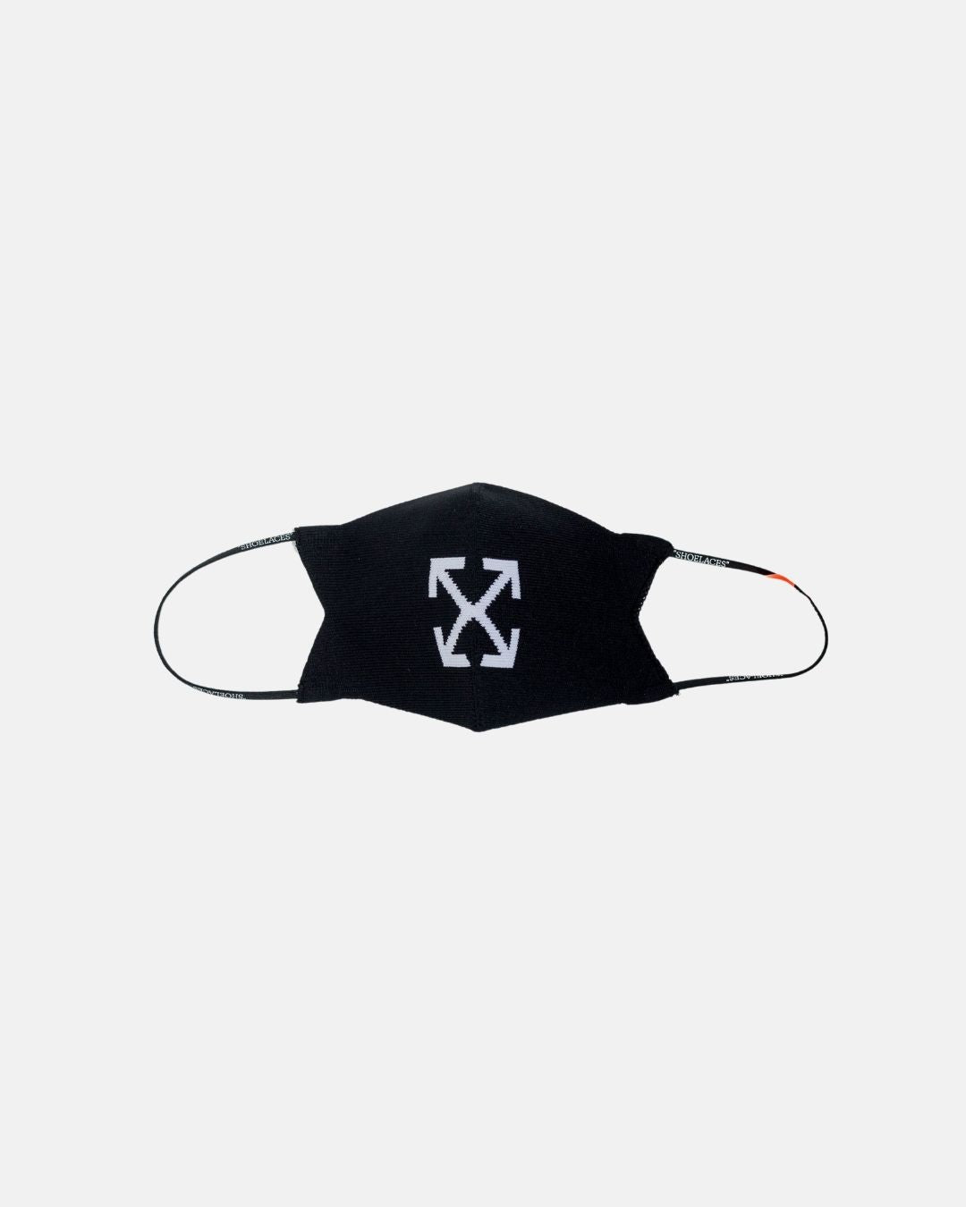 Off White Arrow Knit Simple Mask Black White