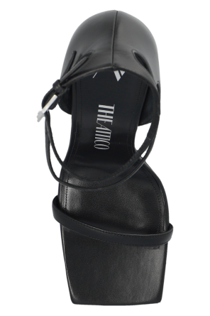 The Attico 'Grace' Ankle Strap Sandal Black