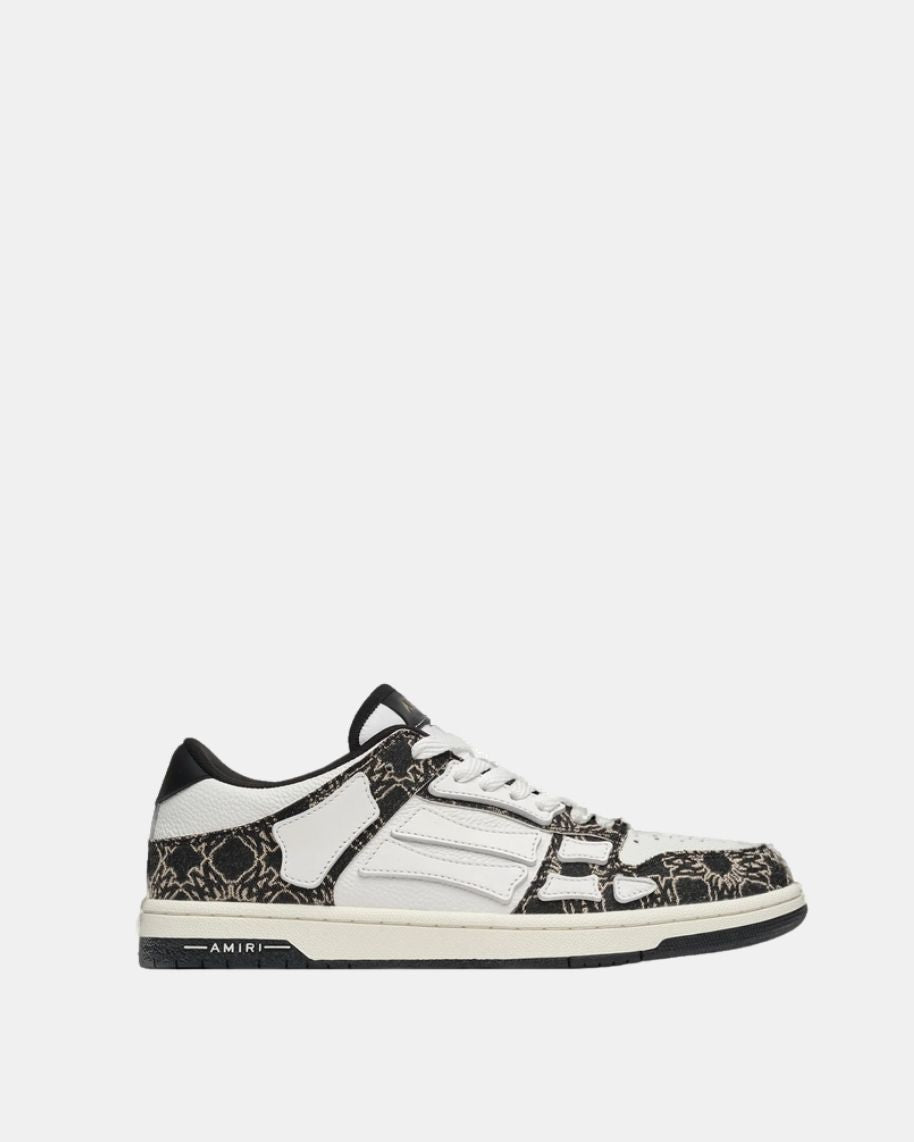 Ma Quad Skel Top Low Black/White