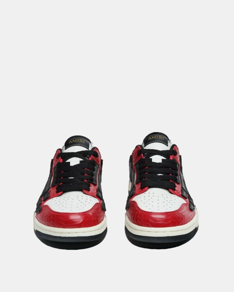 Snake Skel Top Low Red