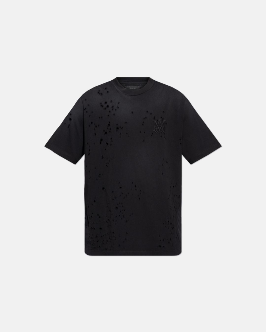 Ma Ma Shotgun Embroidered Tee Black