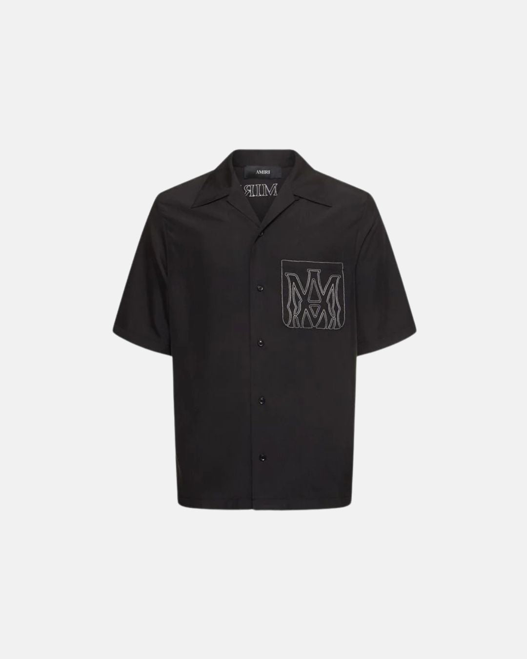 Ma Outline Bowling Shirt Black