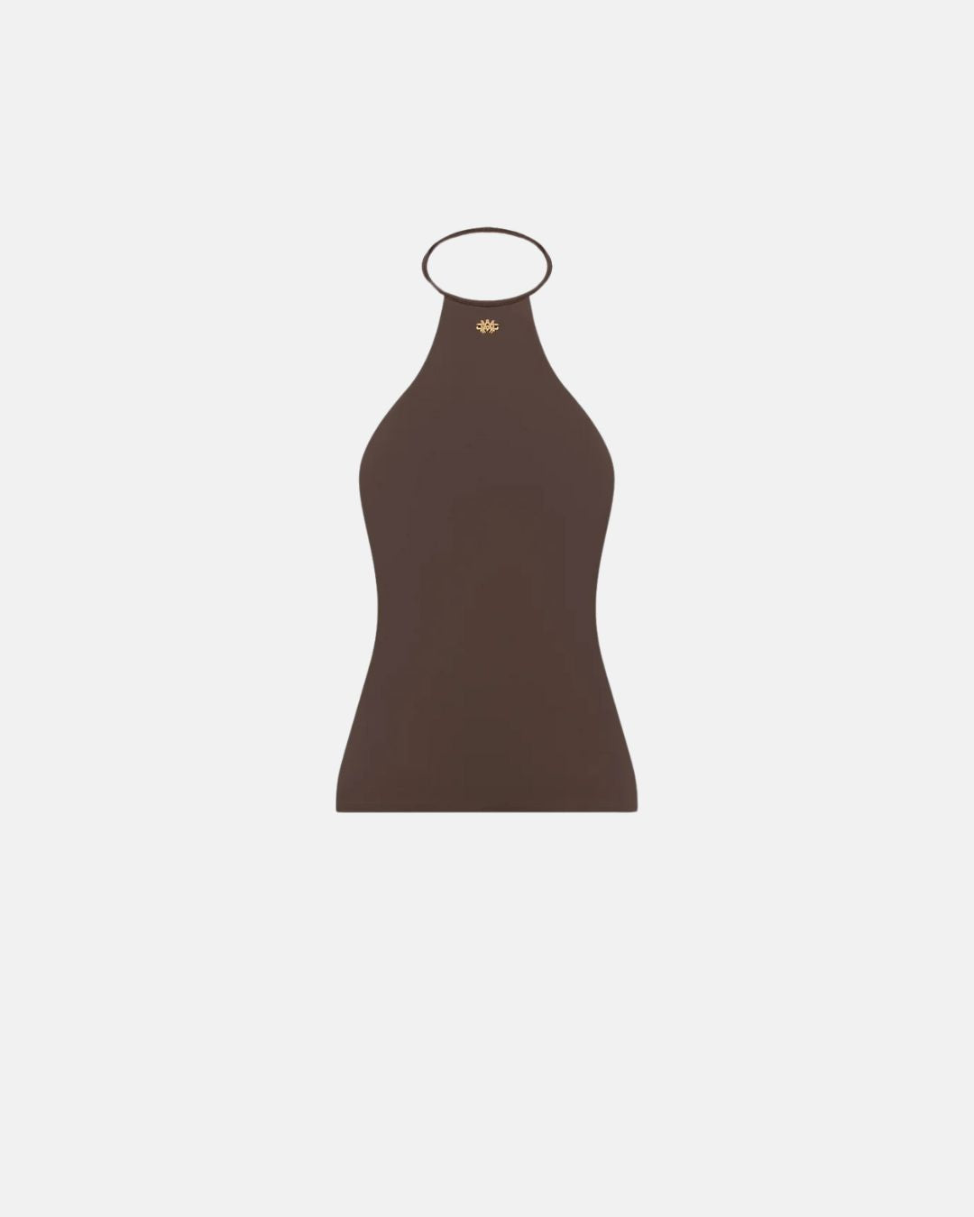 Ma Halter Top Walnut Brown