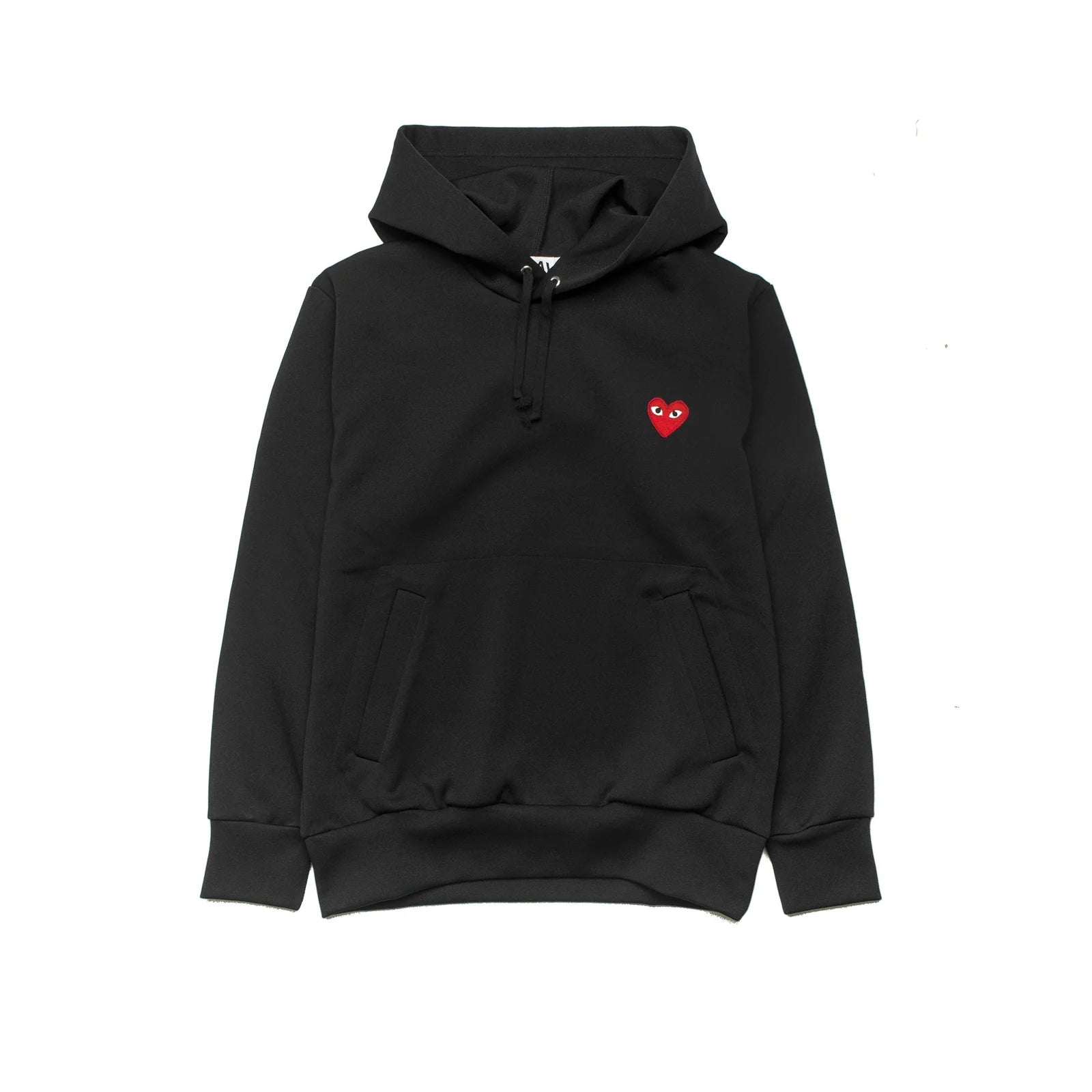 Comme Des Garcons Play Red Heart Pullover Hoody Black Jet Mexico