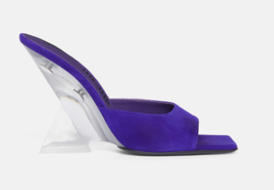 Cheope mule 105mm Electric Blue Crystal