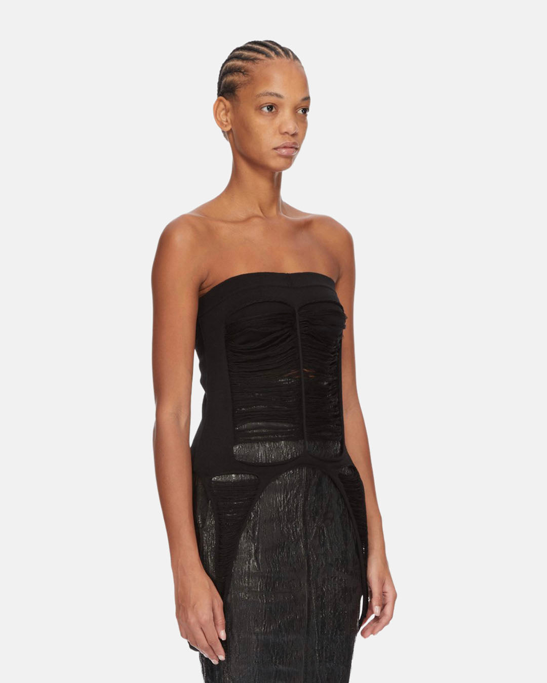 Tanja Strapless Top Black