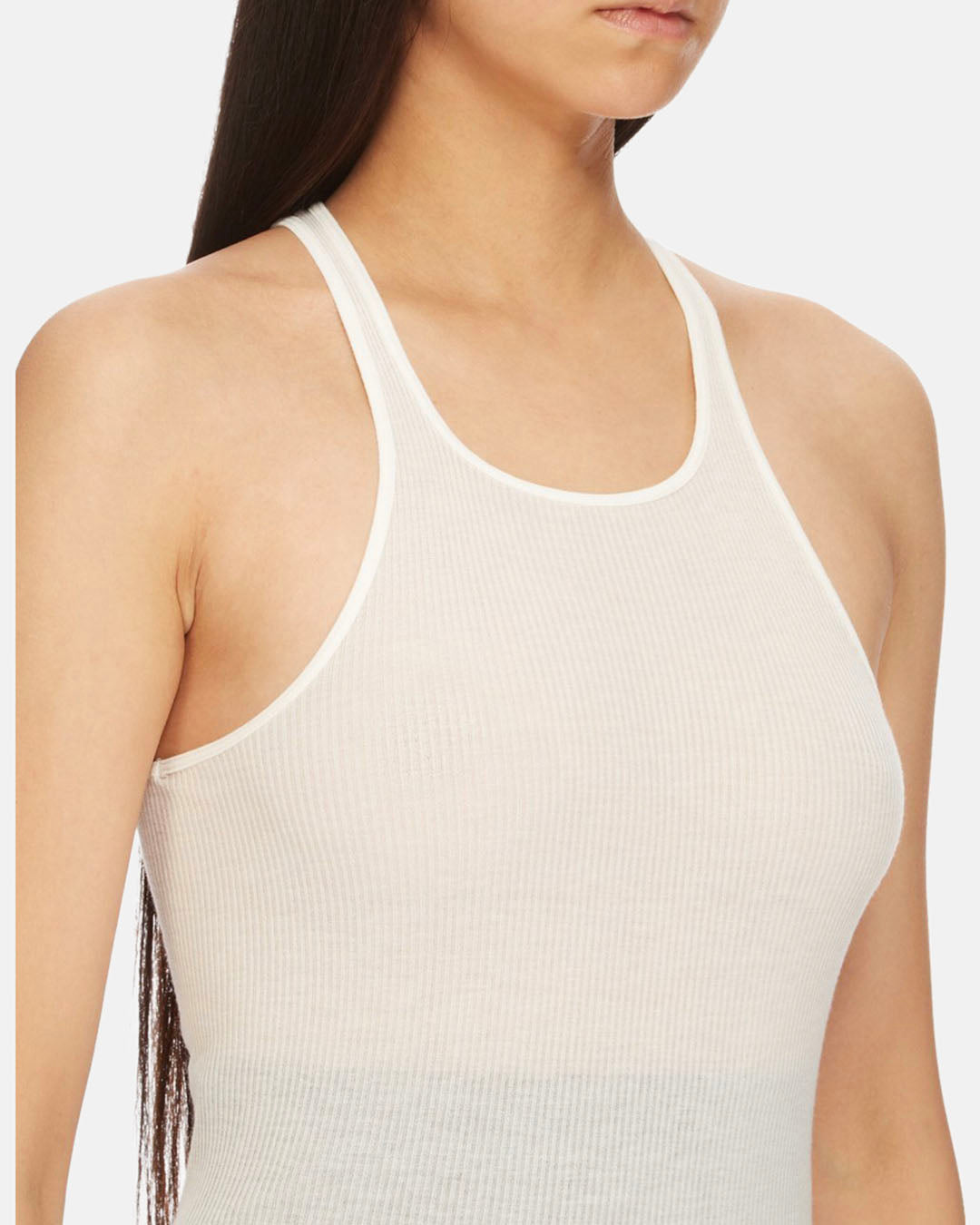 Basic Rib Tank Milk