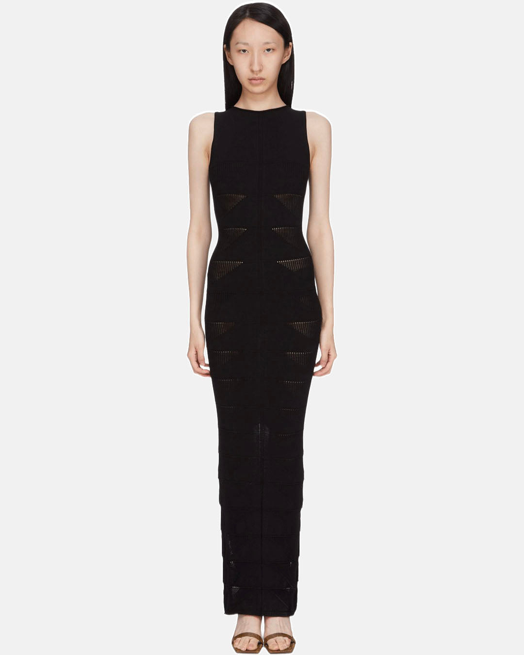 Tank Knit Dress Black