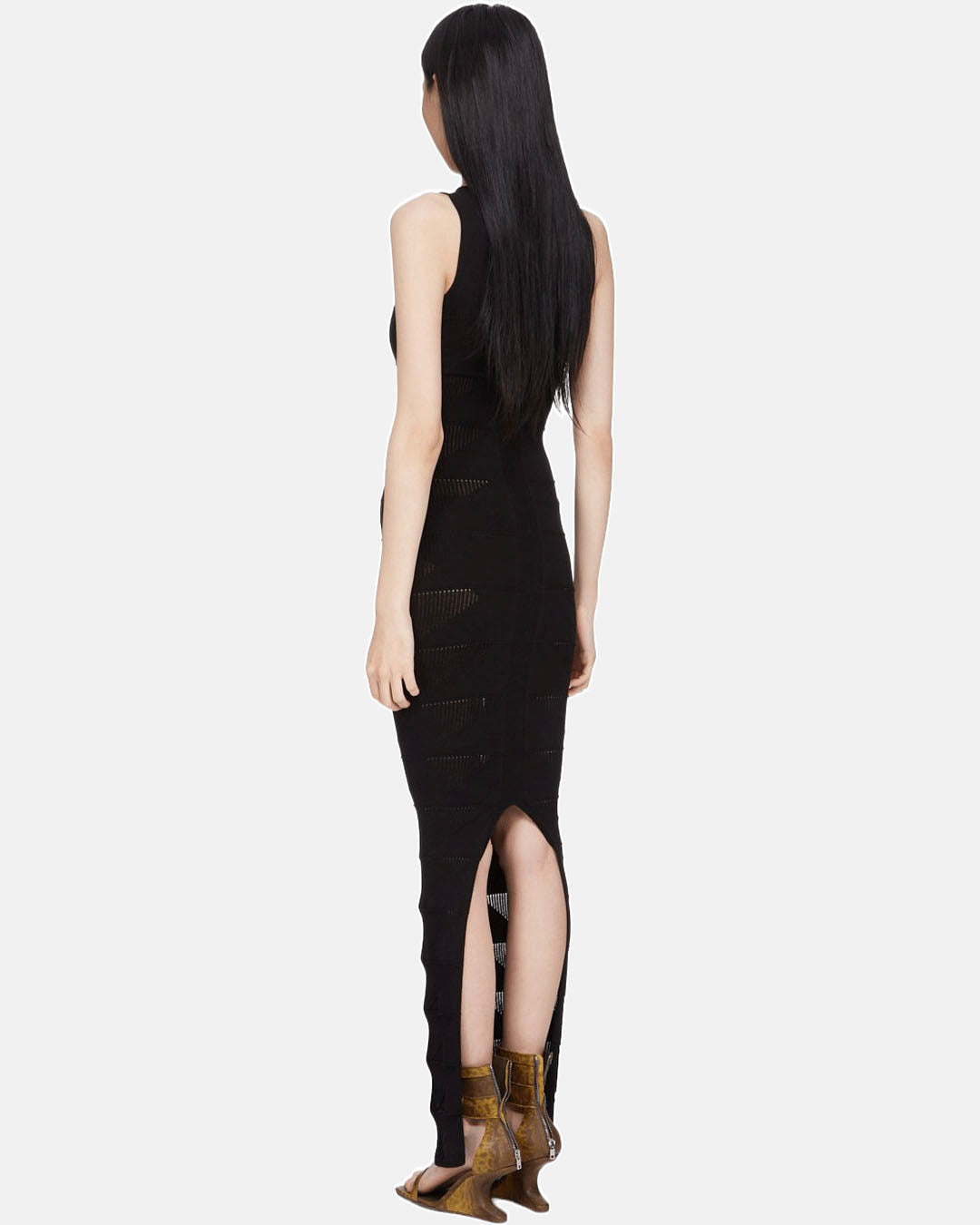 Tank Knit Dress Black