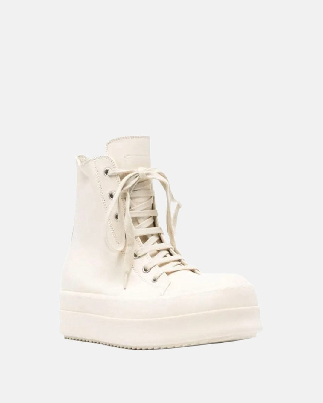 Hi Top Mega Bumper Leather Sneaker Milk/Milk/Milk