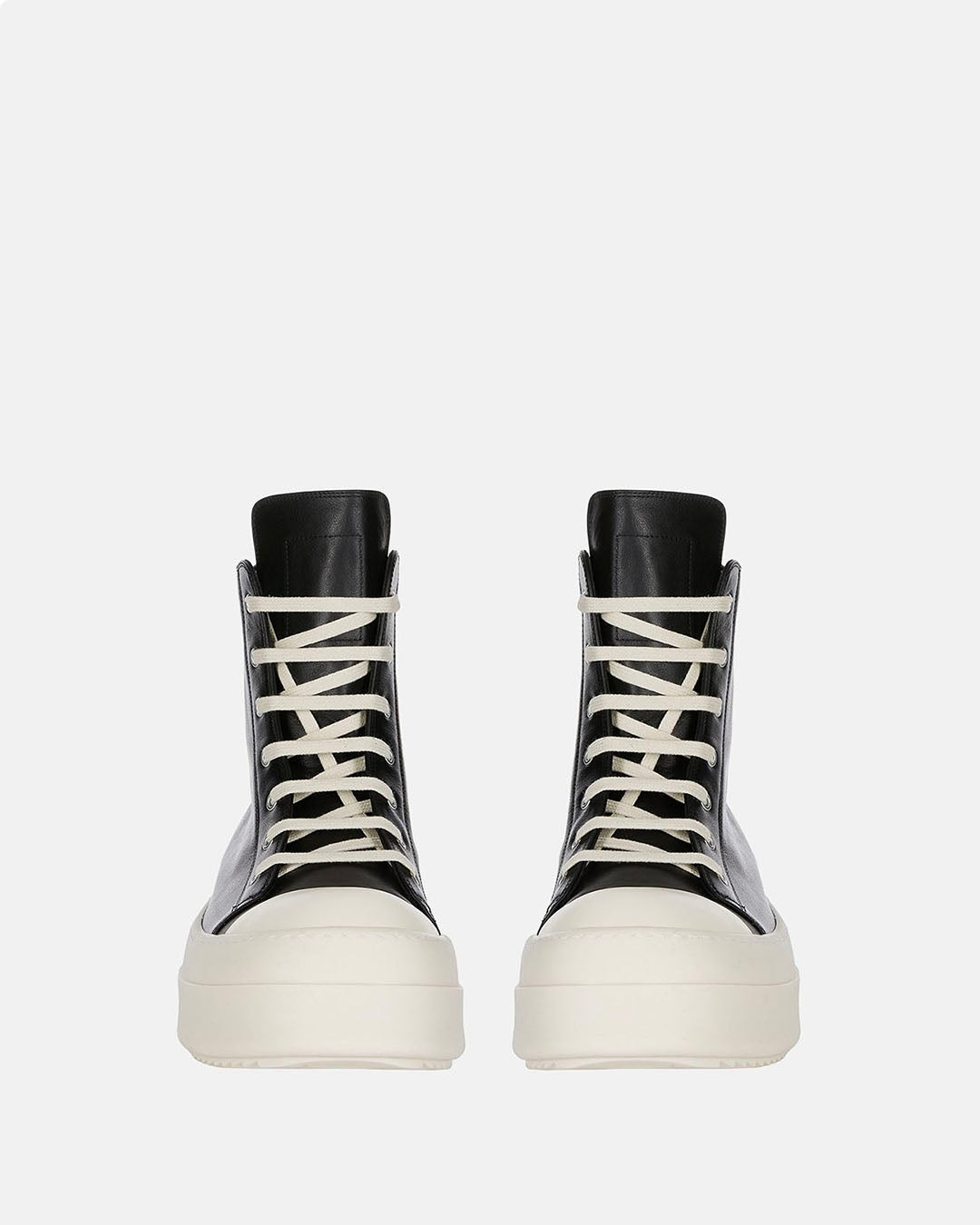 Hi Top Mega Bumper Leather Sneaker Black/Milk/Milk