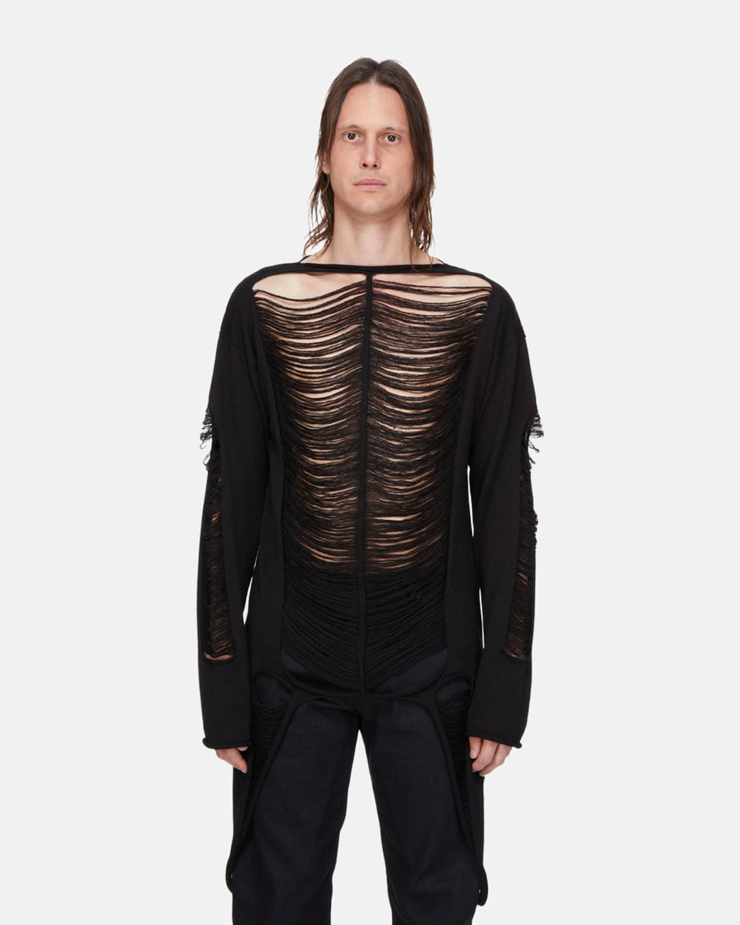 Ls Top Sweater Black