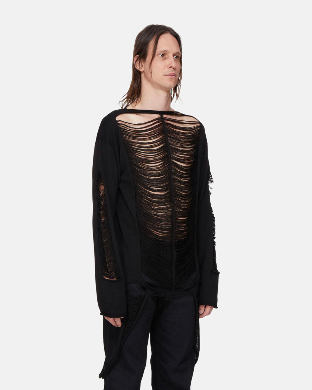 Ls Top Sweater Black