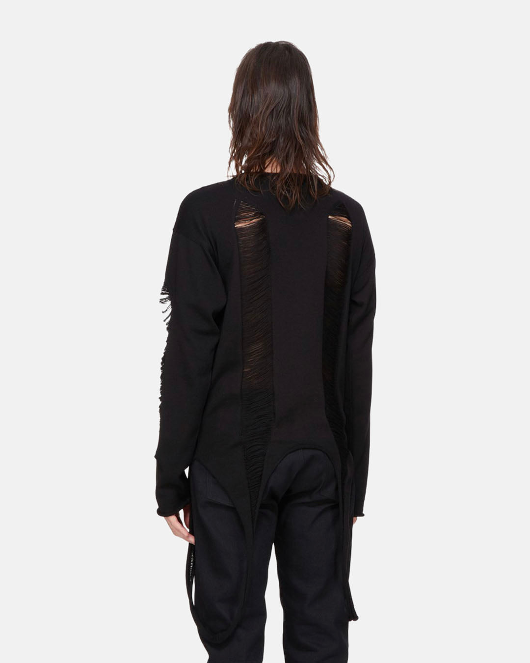 Ls Top Sweater Black