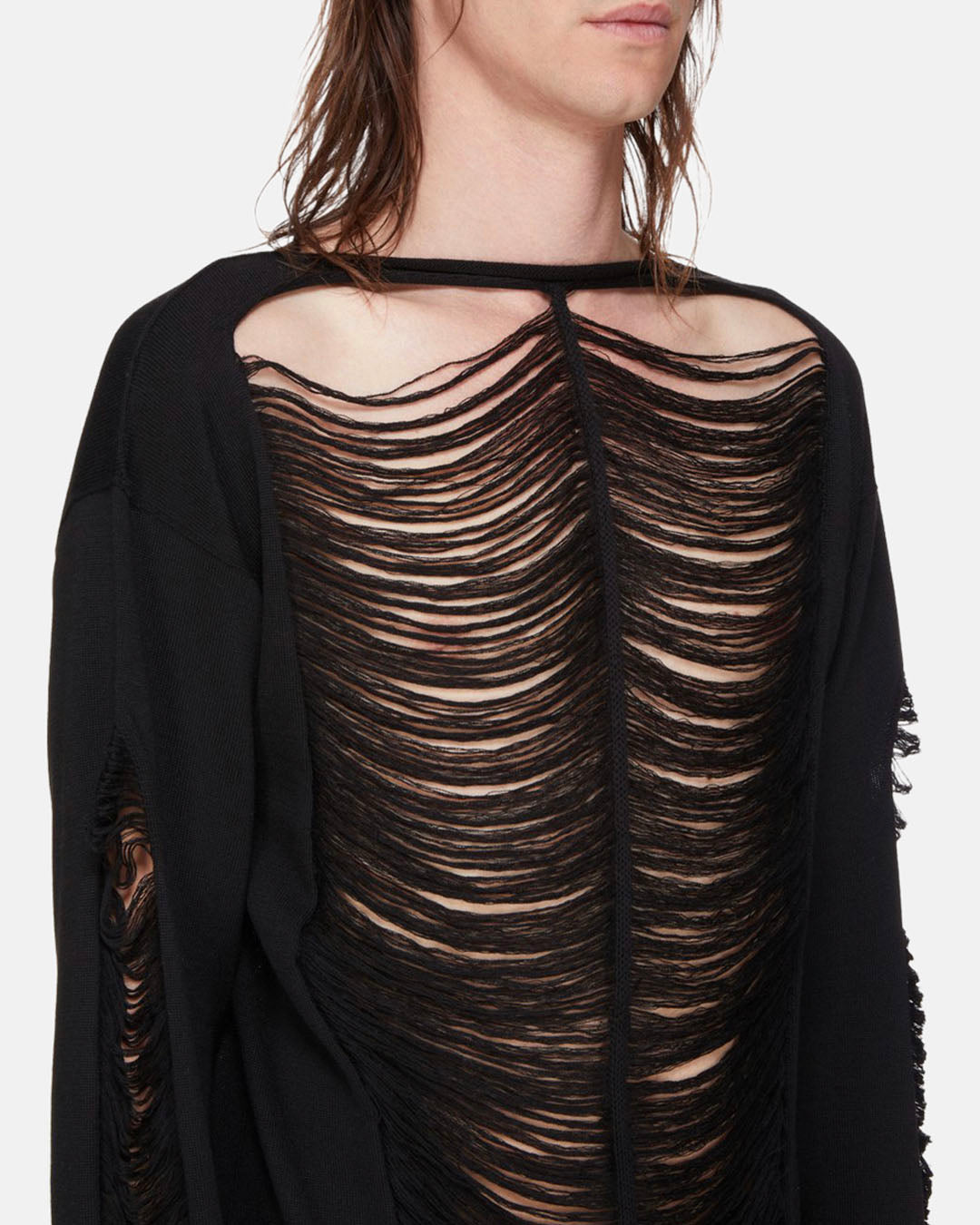 Ls Top Sweater Black