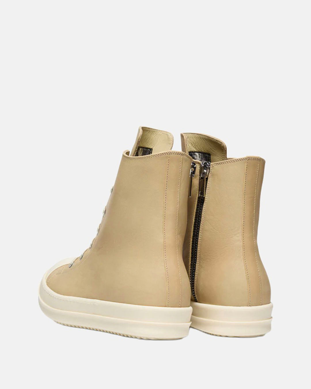 Hi Top Leather Sneaker Parchment/Milk/Milk