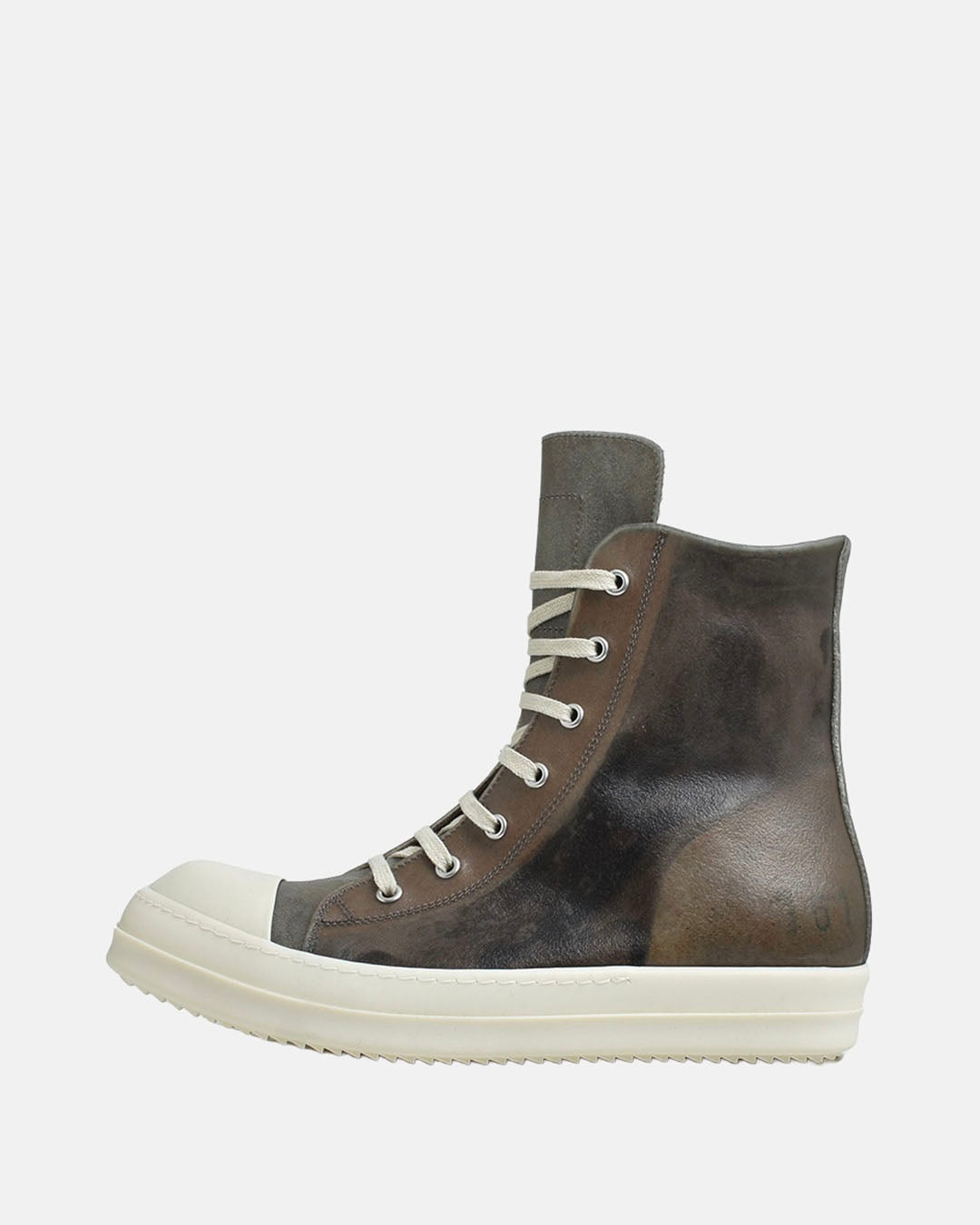 Hi Top Leather Sneaker Dust/Milk/Milk