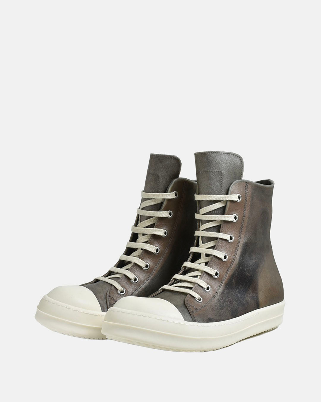 Hi Top Leather Sneaker Dust/Milk/Milk