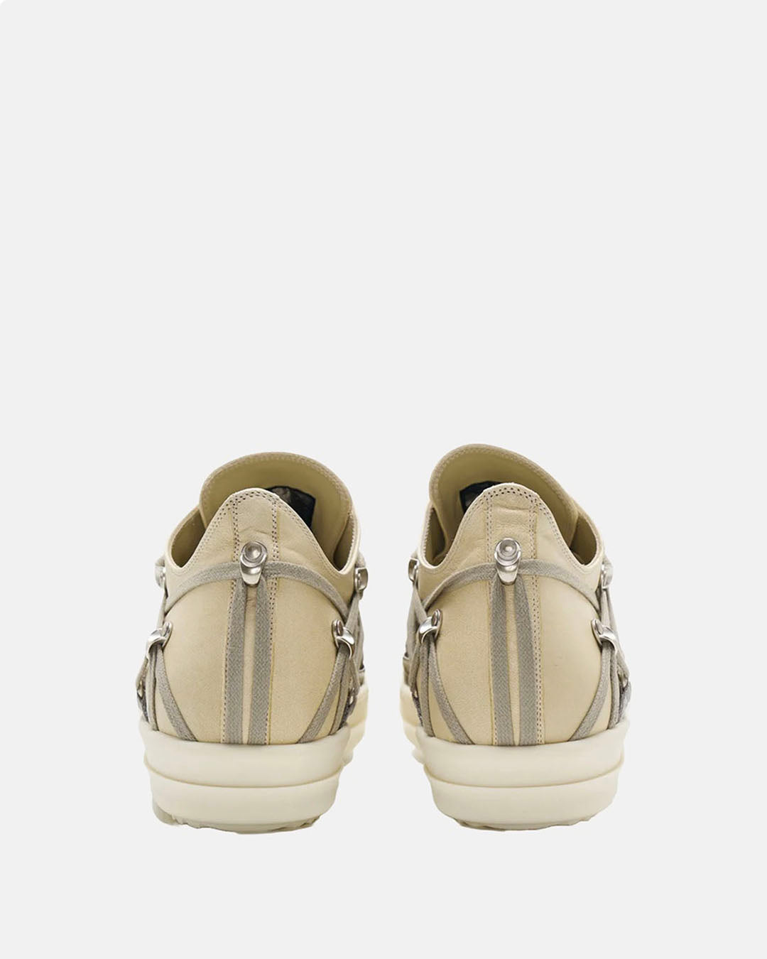 Low Top Megalaced Leather Sneaker Off-White/Milk