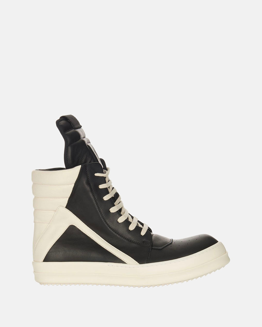Geobasket Leather Sneaker Black/Milk/Milk