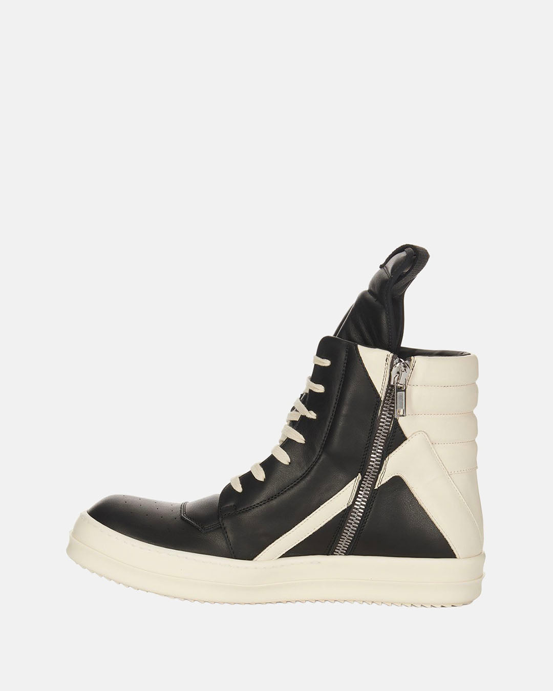 Geobasket Leather Sneaker Black/Milk/Milk