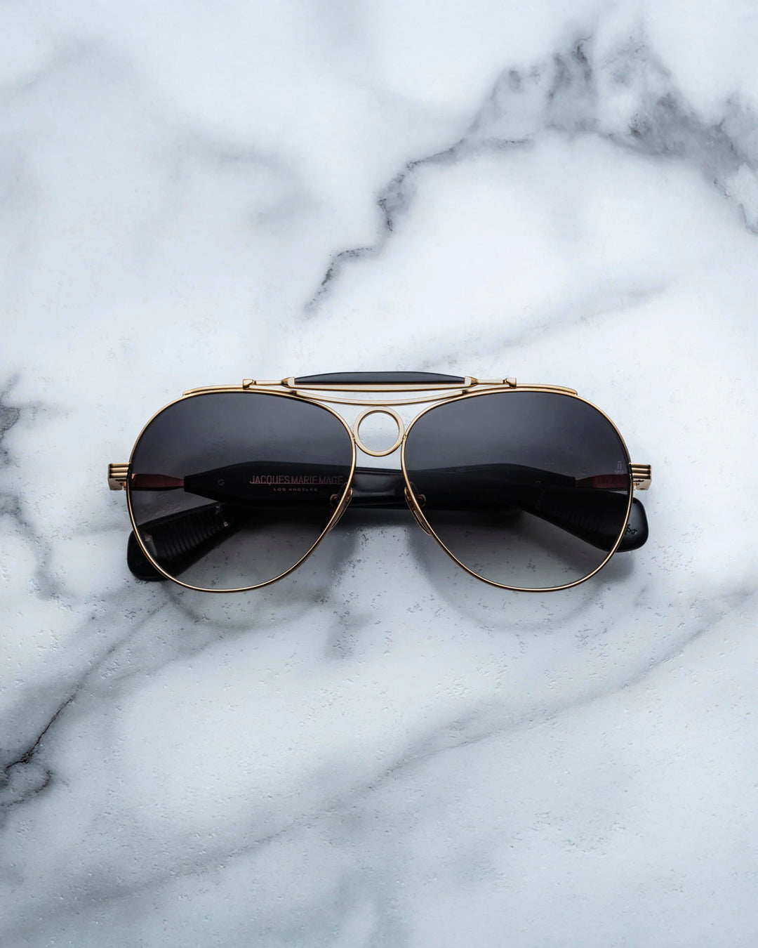 Jacques Marie Mage Aspen Gold Crescent Gradient Cr39 Gold