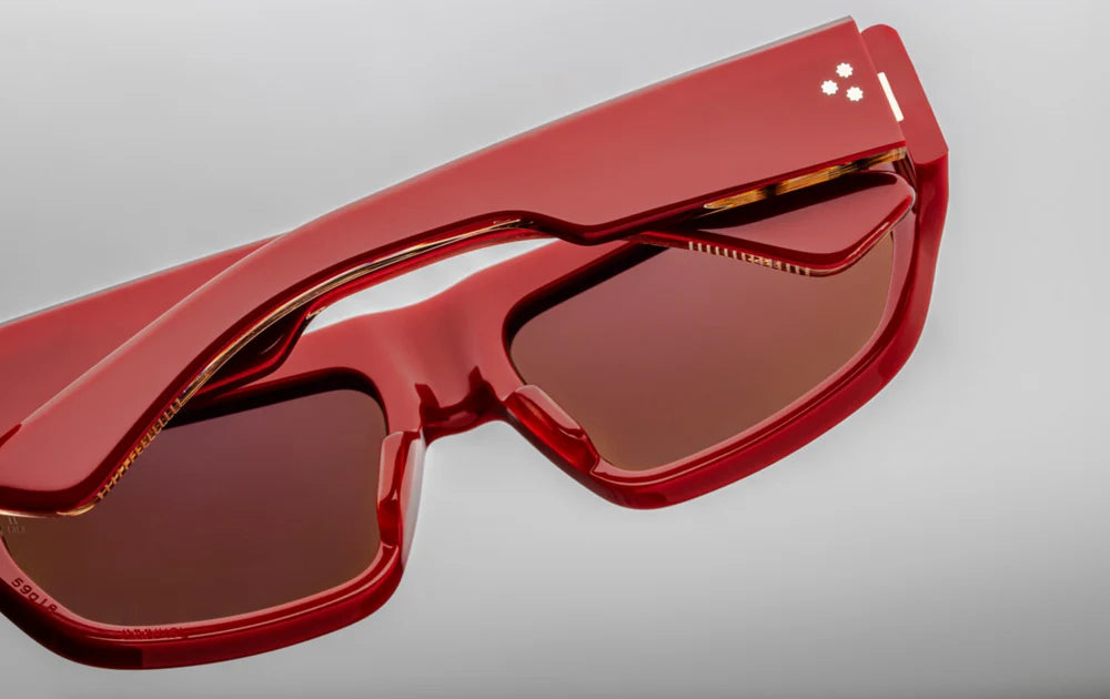 Jacques Marie Mage Vicious Vermillion Inui Deep Brown Cr39 Silver