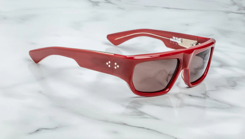 Jacques Marie Mage Vicious Vermillion Inui Deep Brown Cr39 Silver