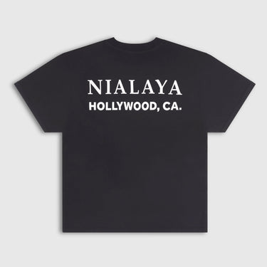 Classic Nialaya Logo Tee in Black