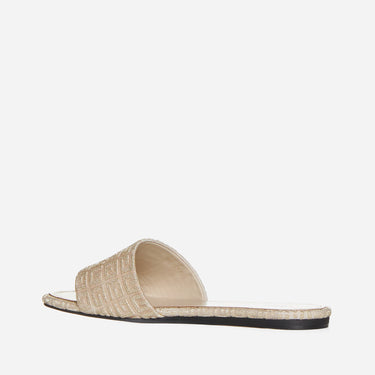 Givenchy 4G Flat Sandals Dusty Gold