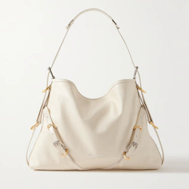 Givenchy Medium Voyou Bag In Leather Ivory