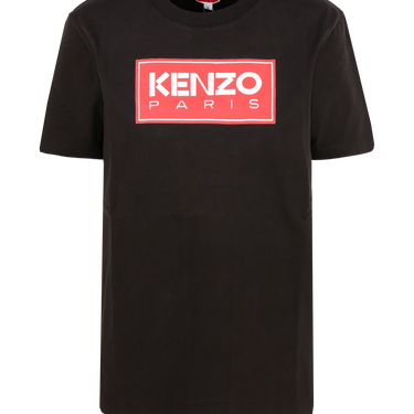Kenzo Women Tricote T-Shirt Coton Black