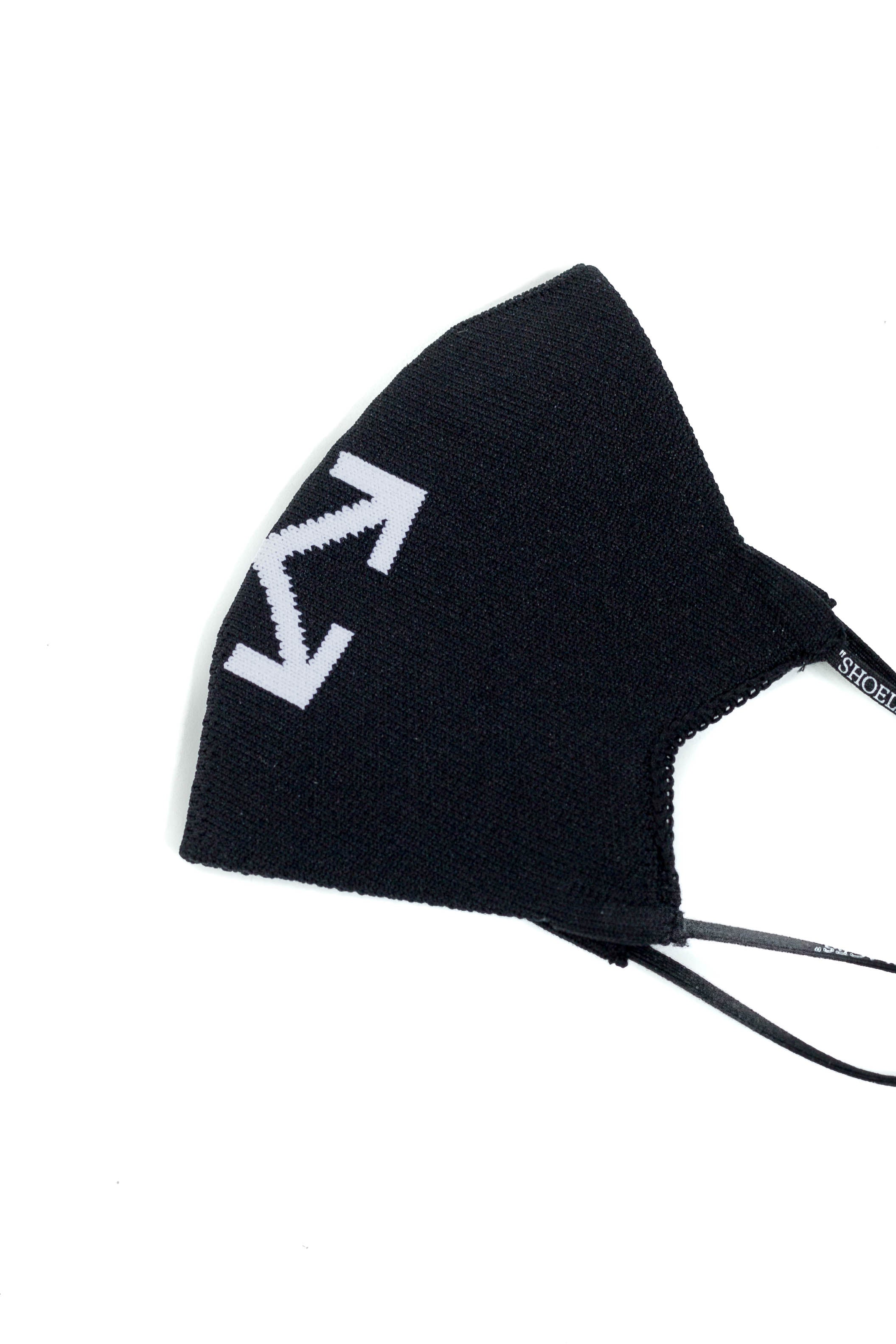 Off White Arrow Knit Simple Mask Black White