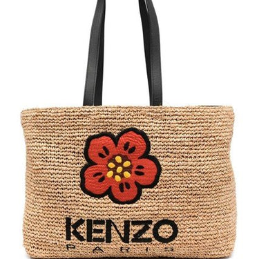 Kenzo Boke Flower Tote Bag In Beige