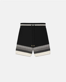 Ma Striped Short Black / Grey