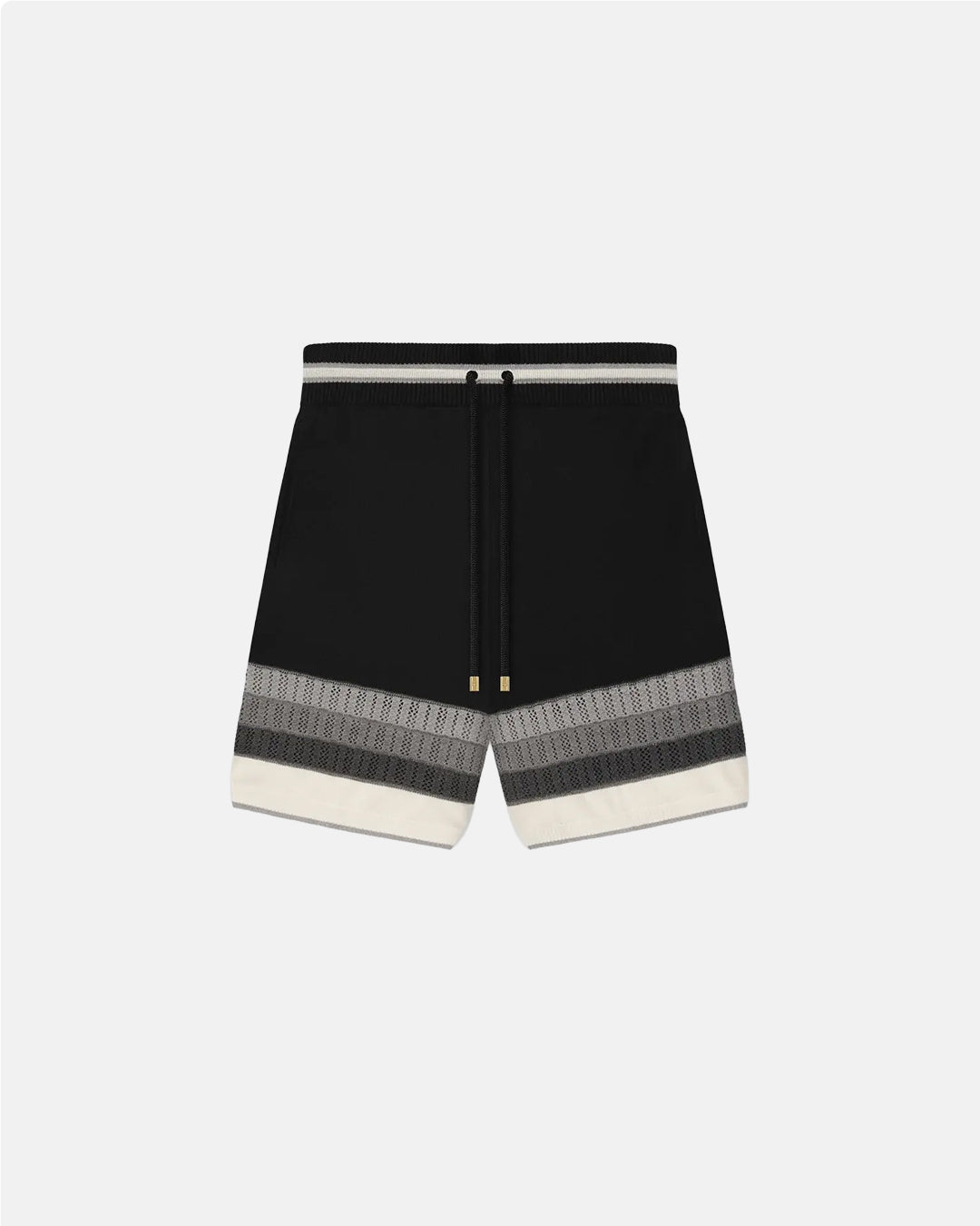 Ma Striped Short Black / Grey