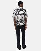 Ma Floral Bowling Shirt Black