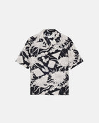 Ma Floral Bowling Shirt Black