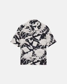 Ma Floral Bowling Shirt Black