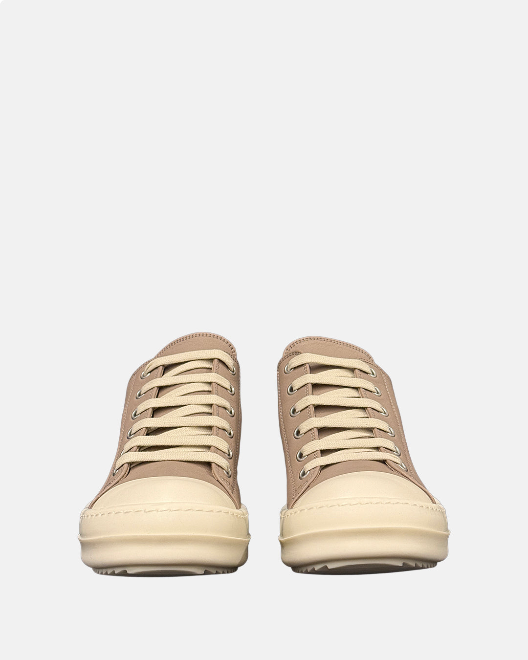 Low Top Leather Sneaker Flesh/Milk/Milk