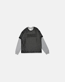 Jet Mesh Ls Tee Vintage Black