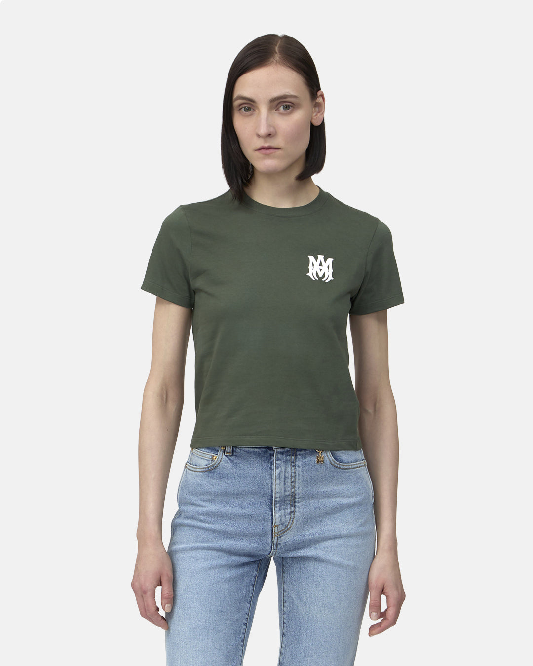 Ma Ma Core Logo Tee Dark Sage