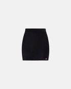 Ma Velvet Mini Skirt Black