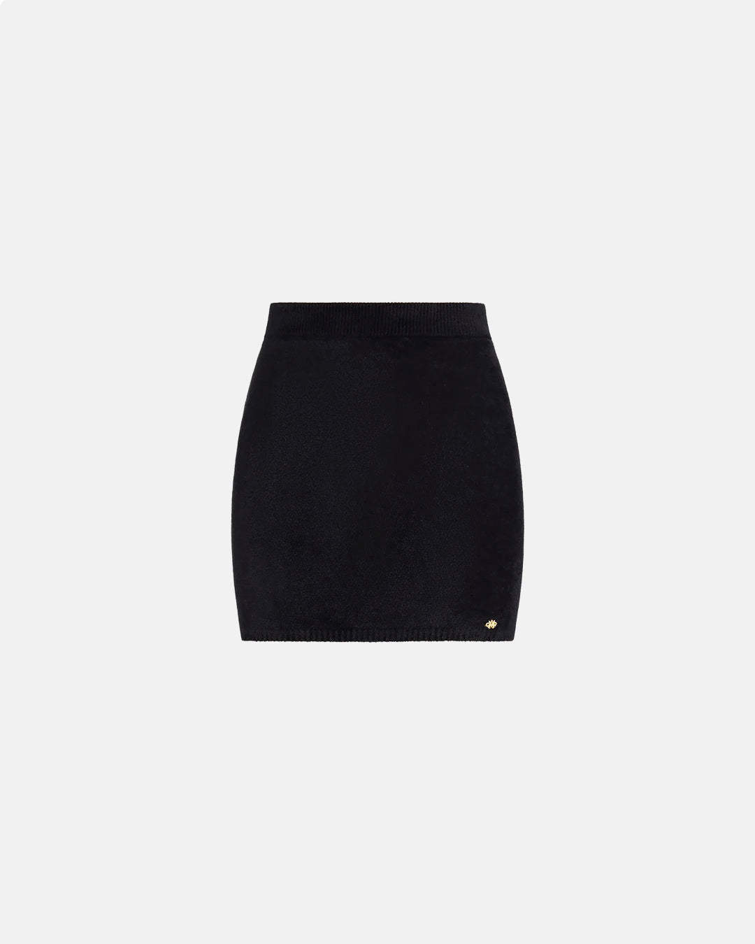 Ma Velvet Mini Skirt Black